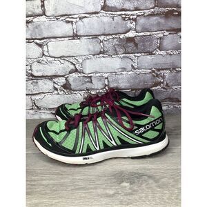 Salomon X-Tour Light Weight Green Running Hiking Trail Shoes Women 9.5M US/42EU